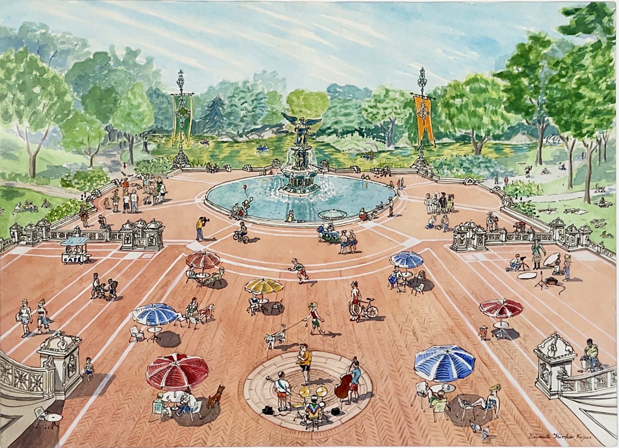 At Bethesda Fountain