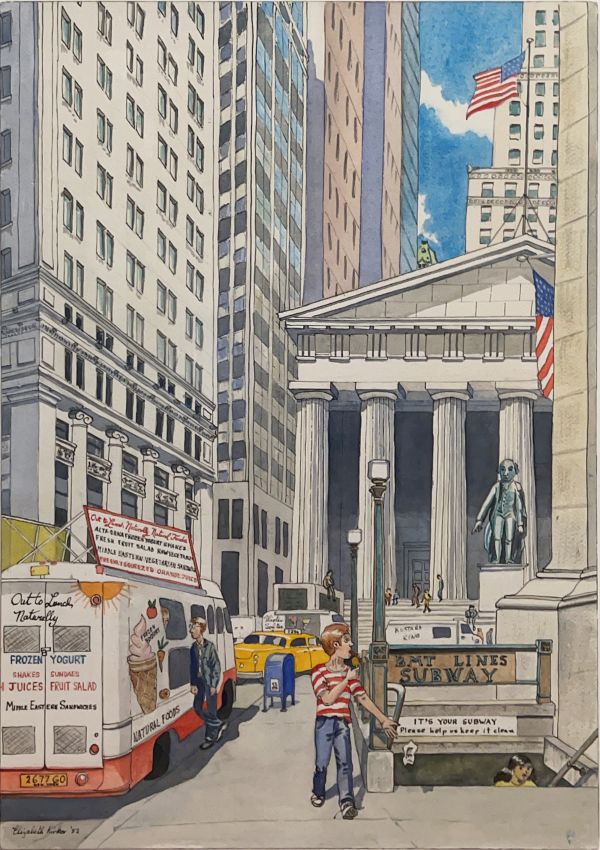 George at Federal Hall